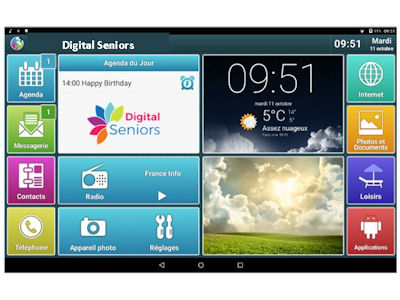 Tabletten Seniors Tab van Digital Seniors